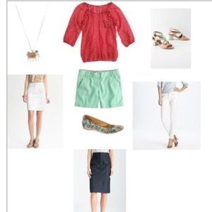 JCrew Whisper Gauze Peasant Top